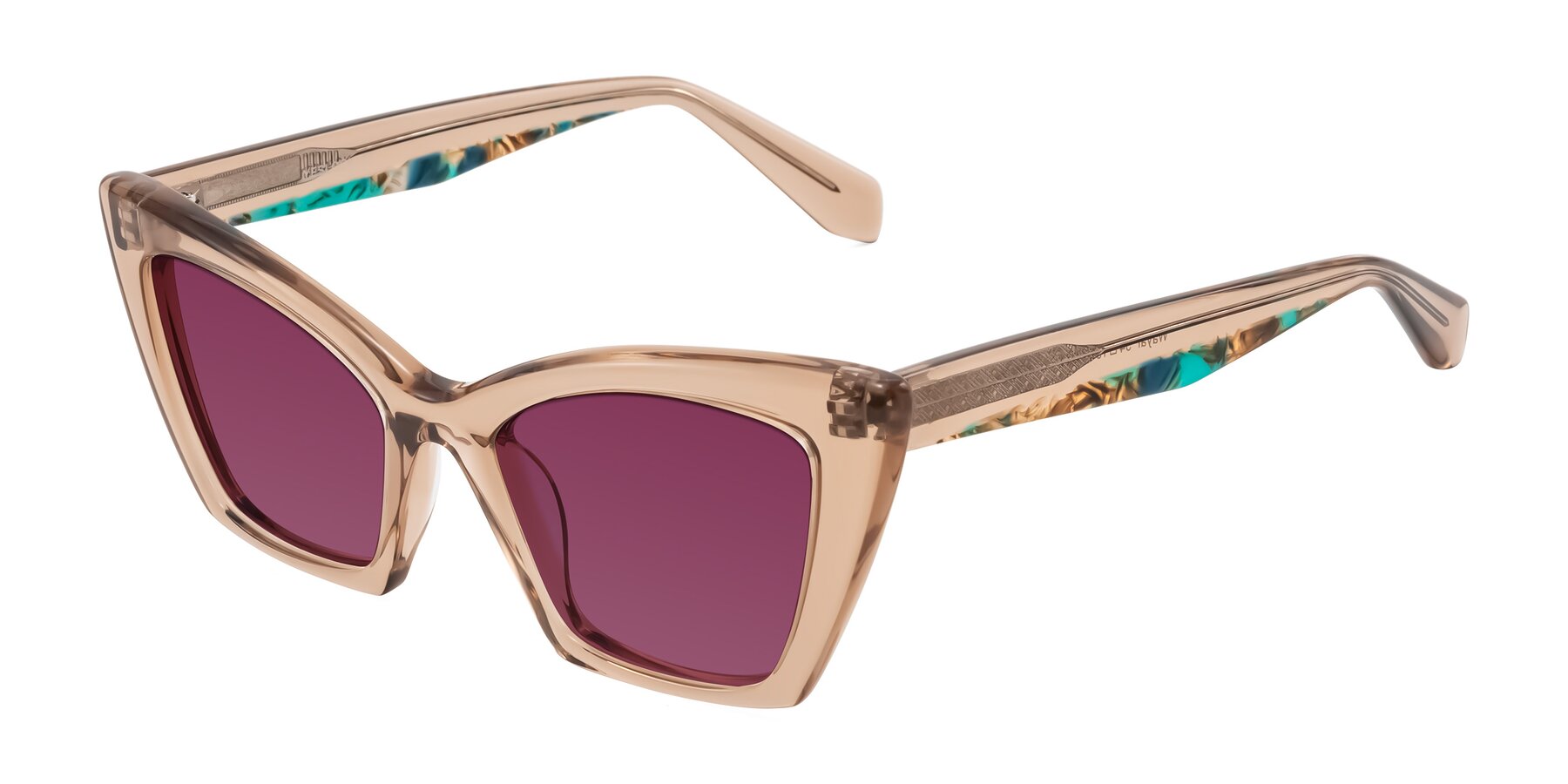 Angle of Wayar in Champagne with Wine Tinted Lenses