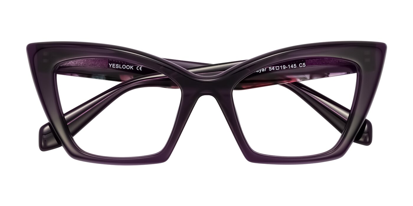 Wayar - Eggplant Eyeglasses