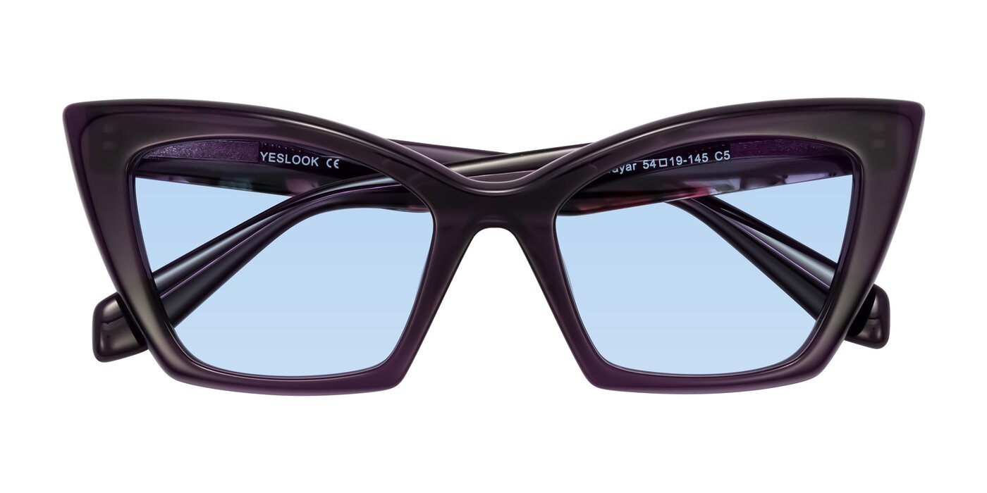 Wayar - Eggplant Tinted Sunglasses