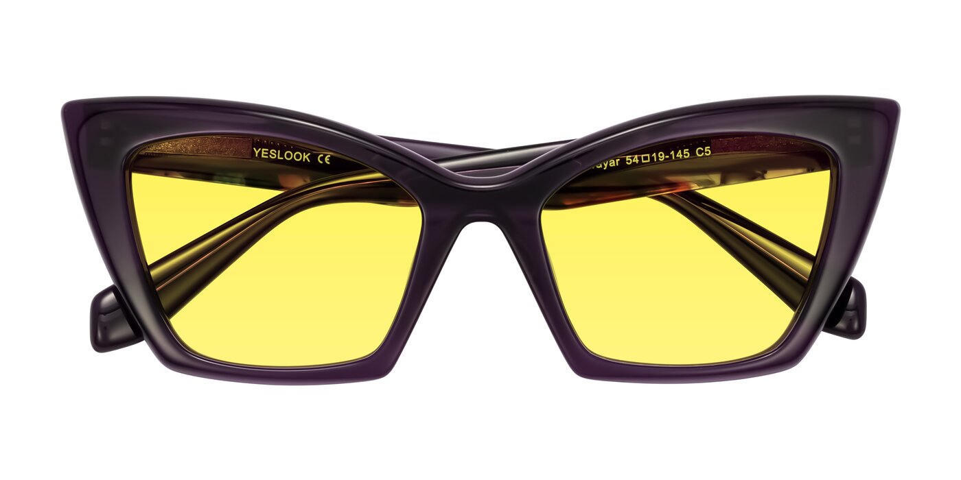 Wayar - Eggplant Tinted Sunglasses