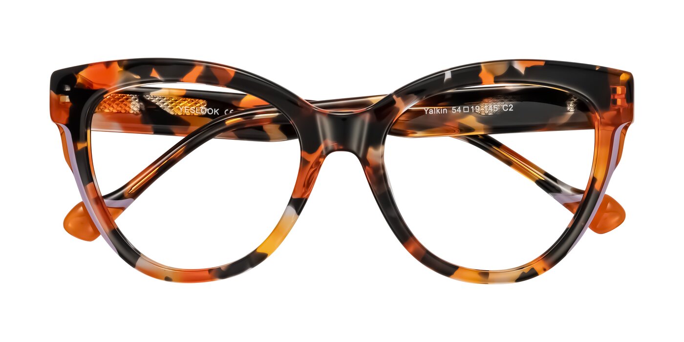 Yalkin - Orange Tortoise Reading Glasses