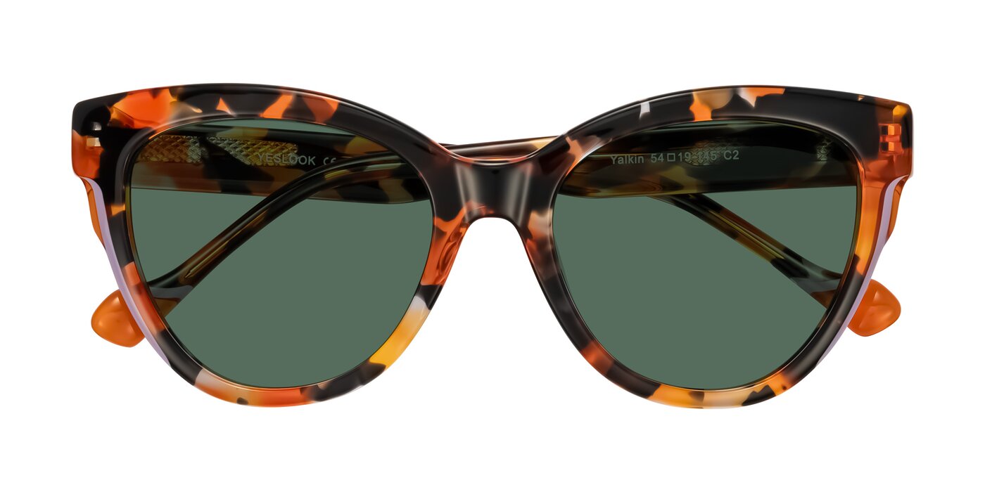 Yalkin - Orange Tortoise Polarized Sunglasses