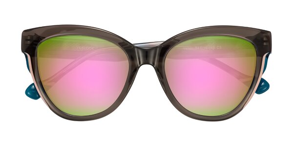 Front of Yalkin in Gray/Tortoise