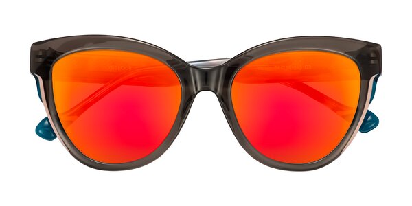 Front of Yalkin in Gray/Tortoise