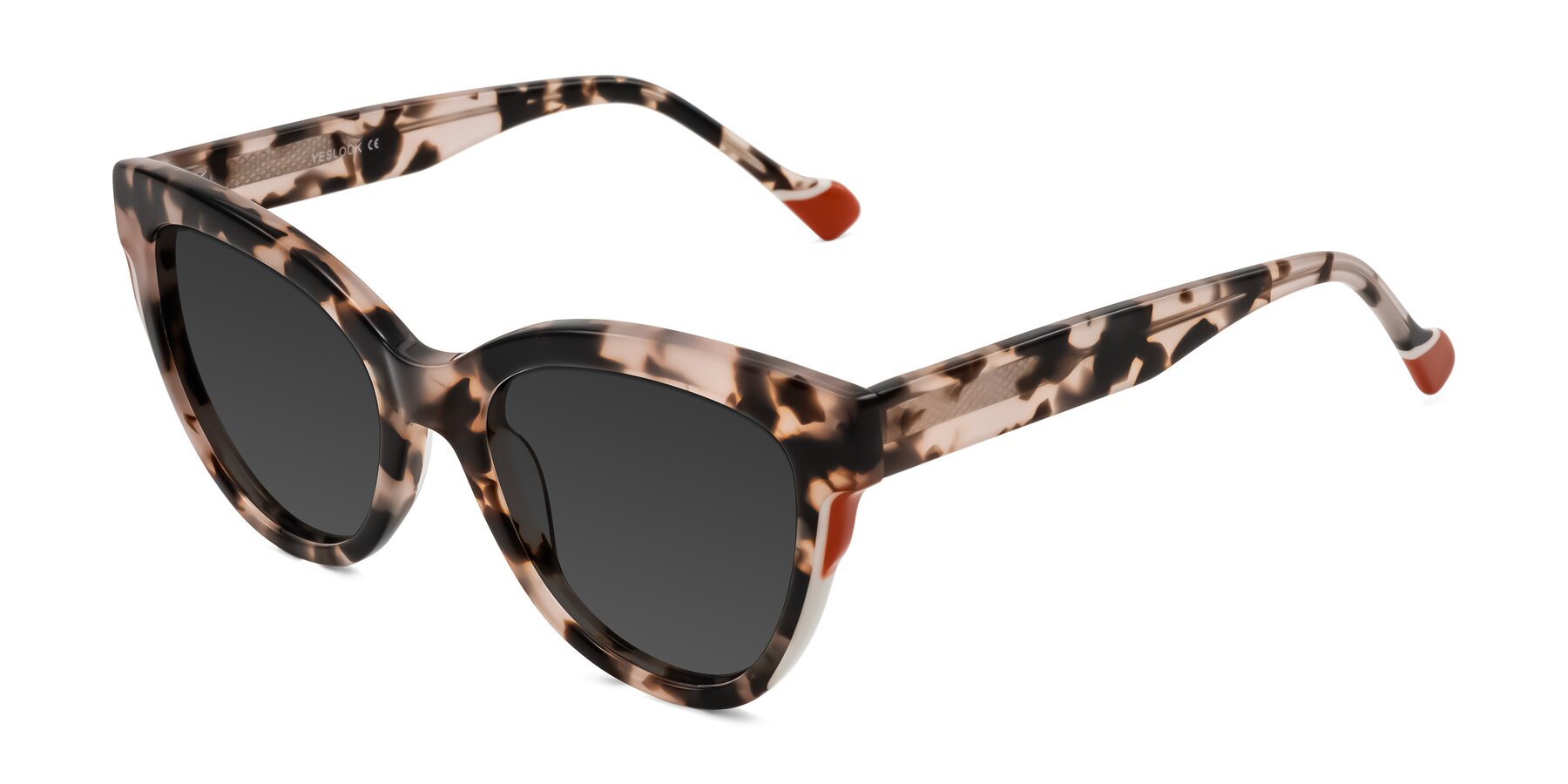 Angle of Yalkin in Ivory Tortoise with Gray Tinted Lenses