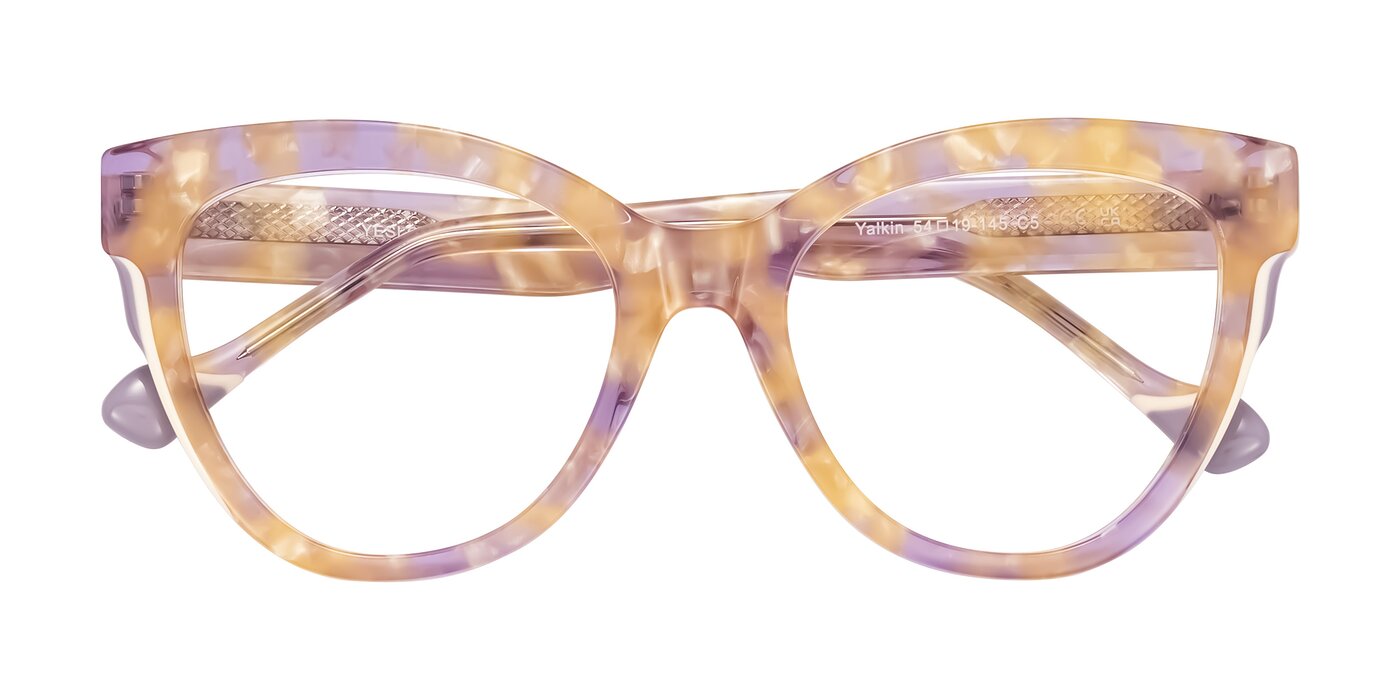Yalkin - Floral Tortoise Eyeglasses