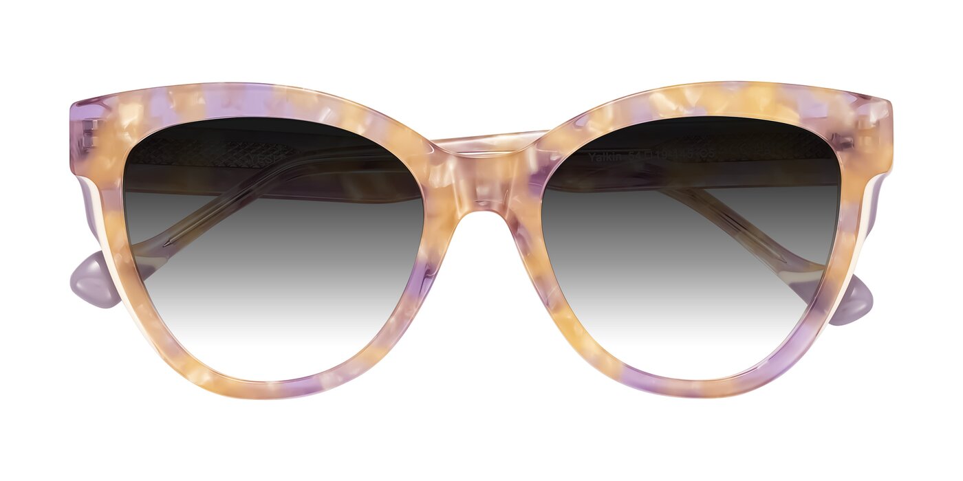 Yalkin - Floral Tortoise Gradient Sunglasses