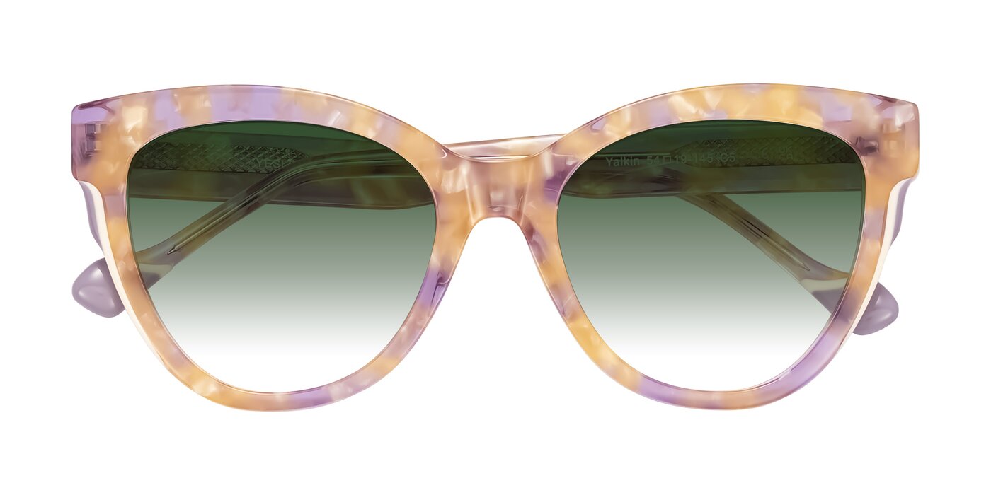 Yalkin - Floral Tortoise Gradient Sunglasses