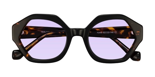 Front of Kawa in Black/Tortoise