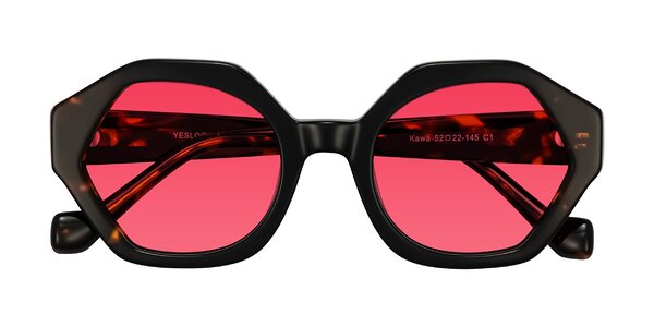 Front of Kawa in Black/Tortoise