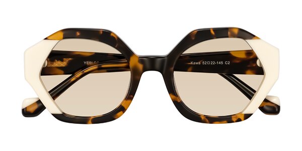 Front of Kawa in Tortoise/Ivory