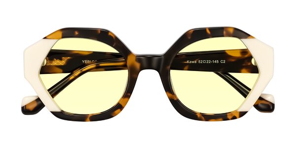 Front of Kawa in Tortoise/Ivory