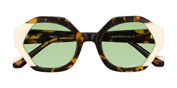 Front of Kawa in Tortoise/Ivory