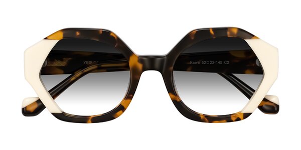 Front of Kawa in Tortoise/Ivory
