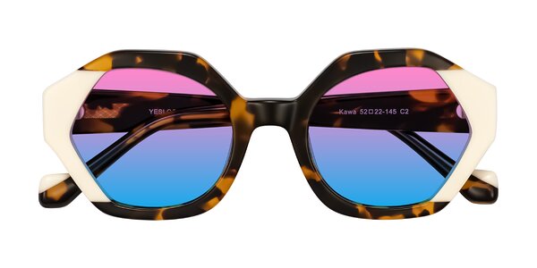 Front of Kawa in Tortoise/Ivory