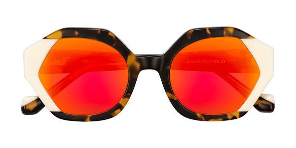 Front of Kawa in Tortoise/Ivory