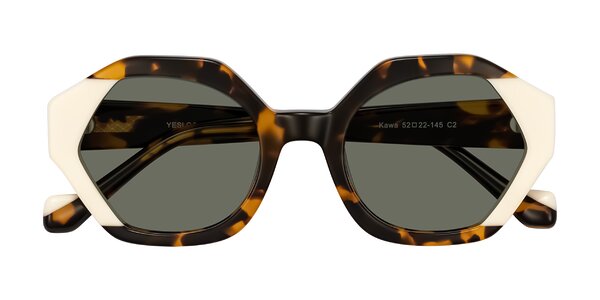 Front of Kawa in Tortoise/Ivory