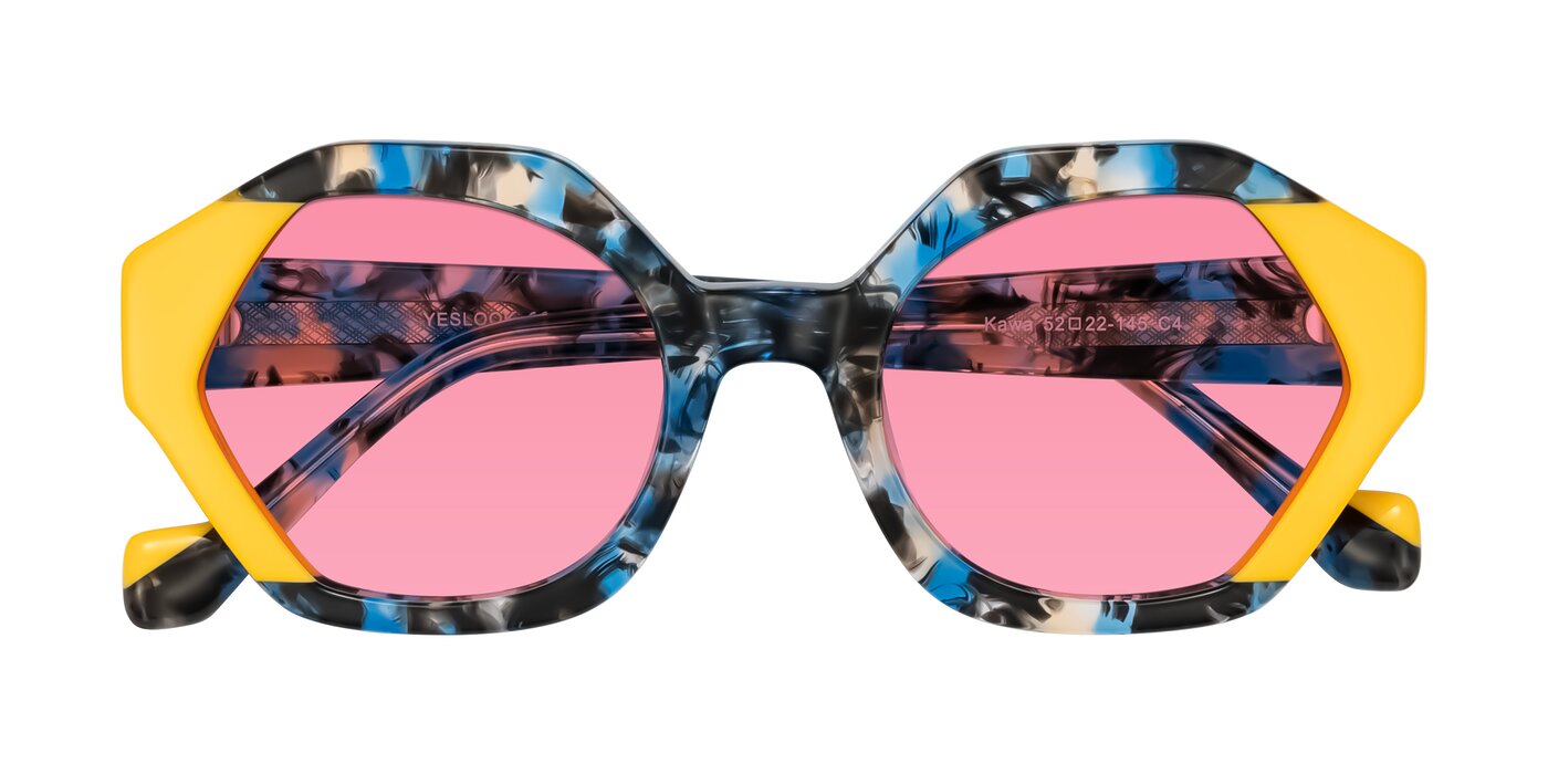 Kawa - Blue Ink/Yellow Tinted Sunglasses