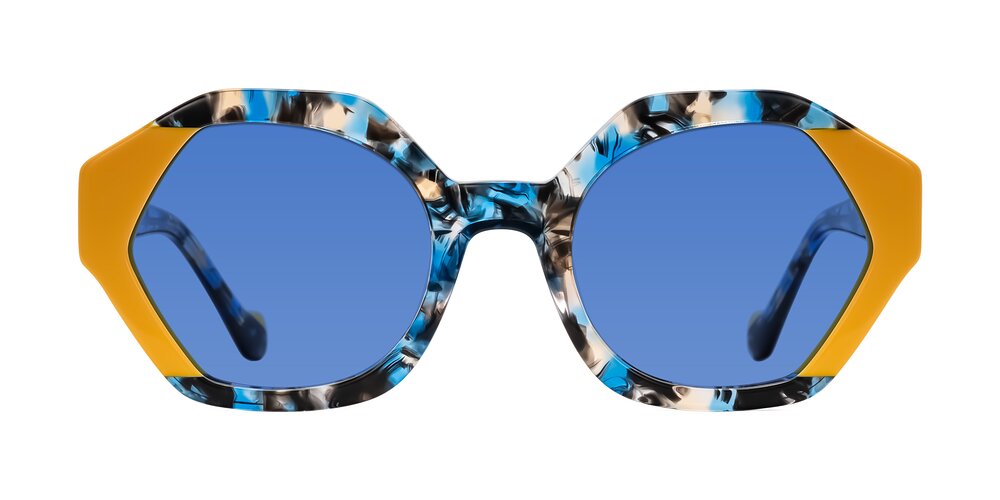 Kawa - Blue Ink/Yellow Tinted Sunglasses