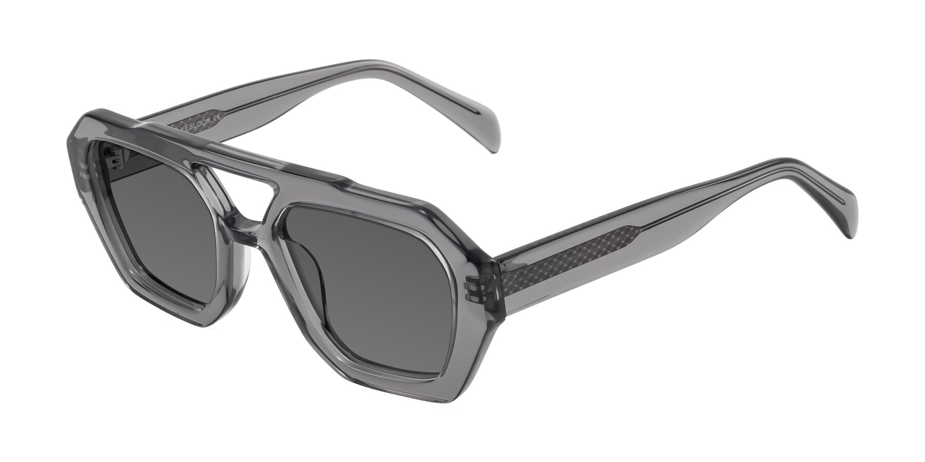 Angle of Silva in Gray with Medium Gray Tinted Lenses