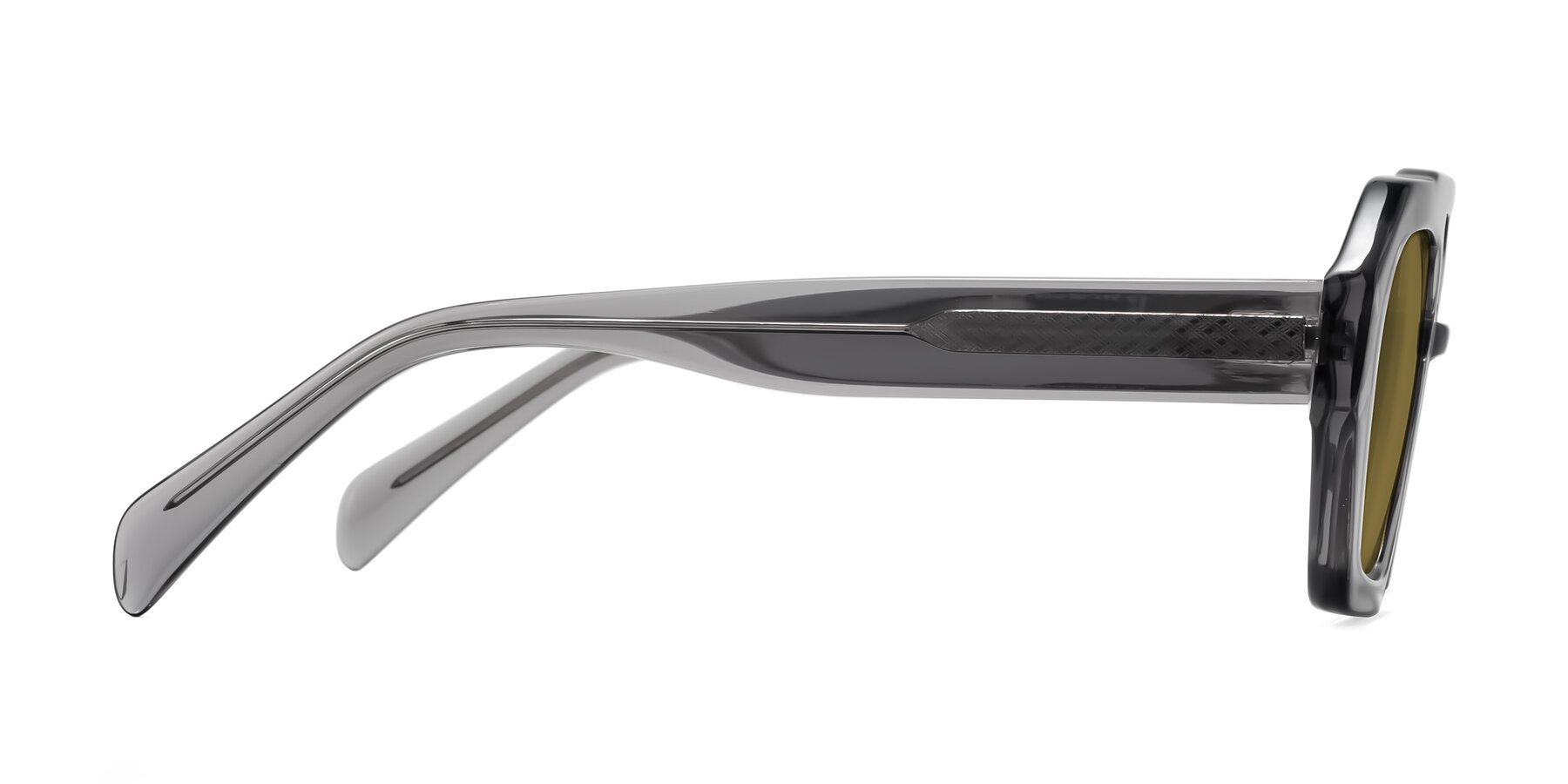 Side of Silva in Gray with Brown Polarized Lenses