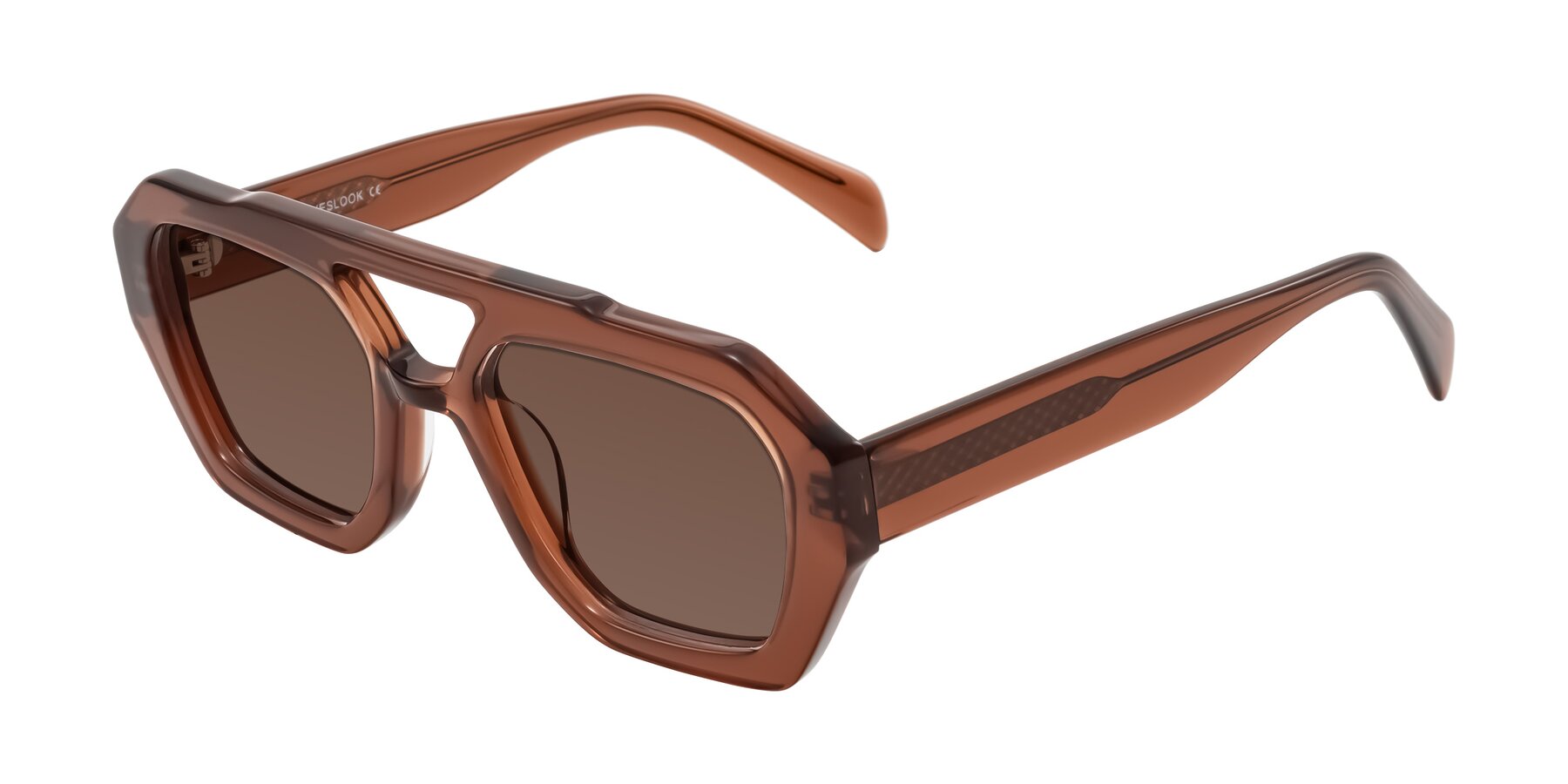 Angle of Silva in Brown with Brown Tinted Lenses