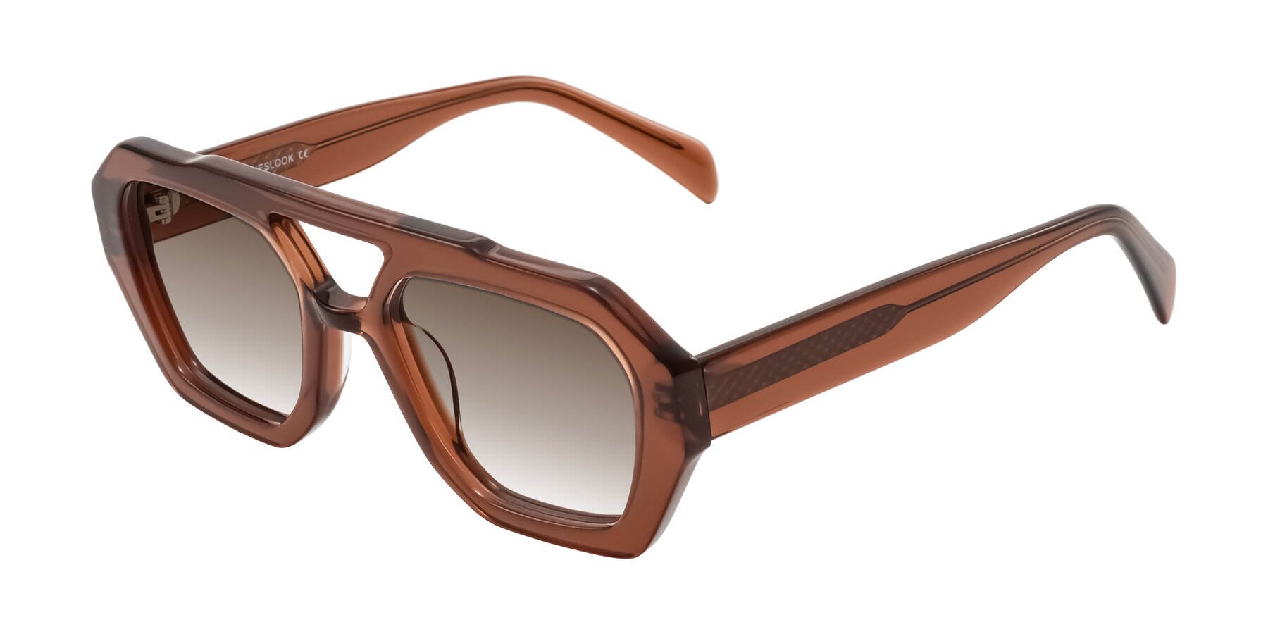 Angle of Silva in Brown with Brown Gradient Lenses