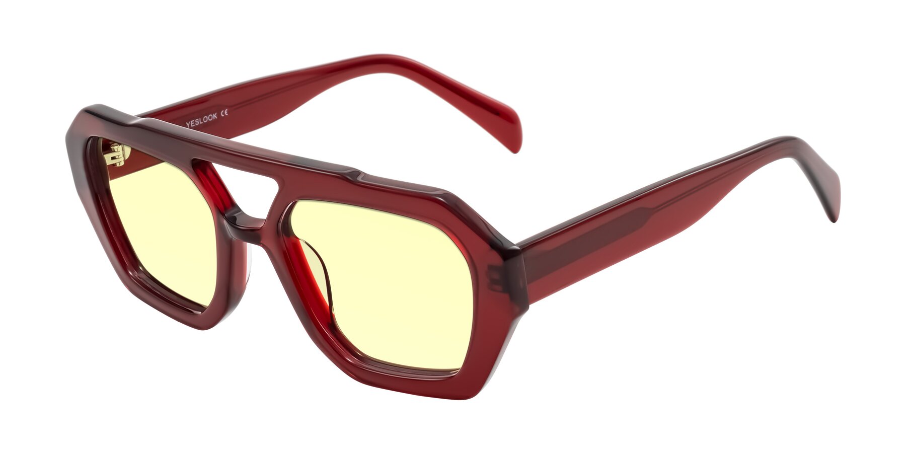 Angle of Silva in Wine with Light Yellow Tinted Lenses