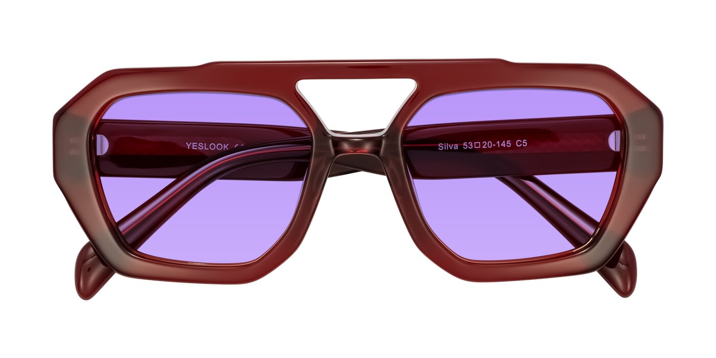 Silva - Wine Tinted Sunglasses