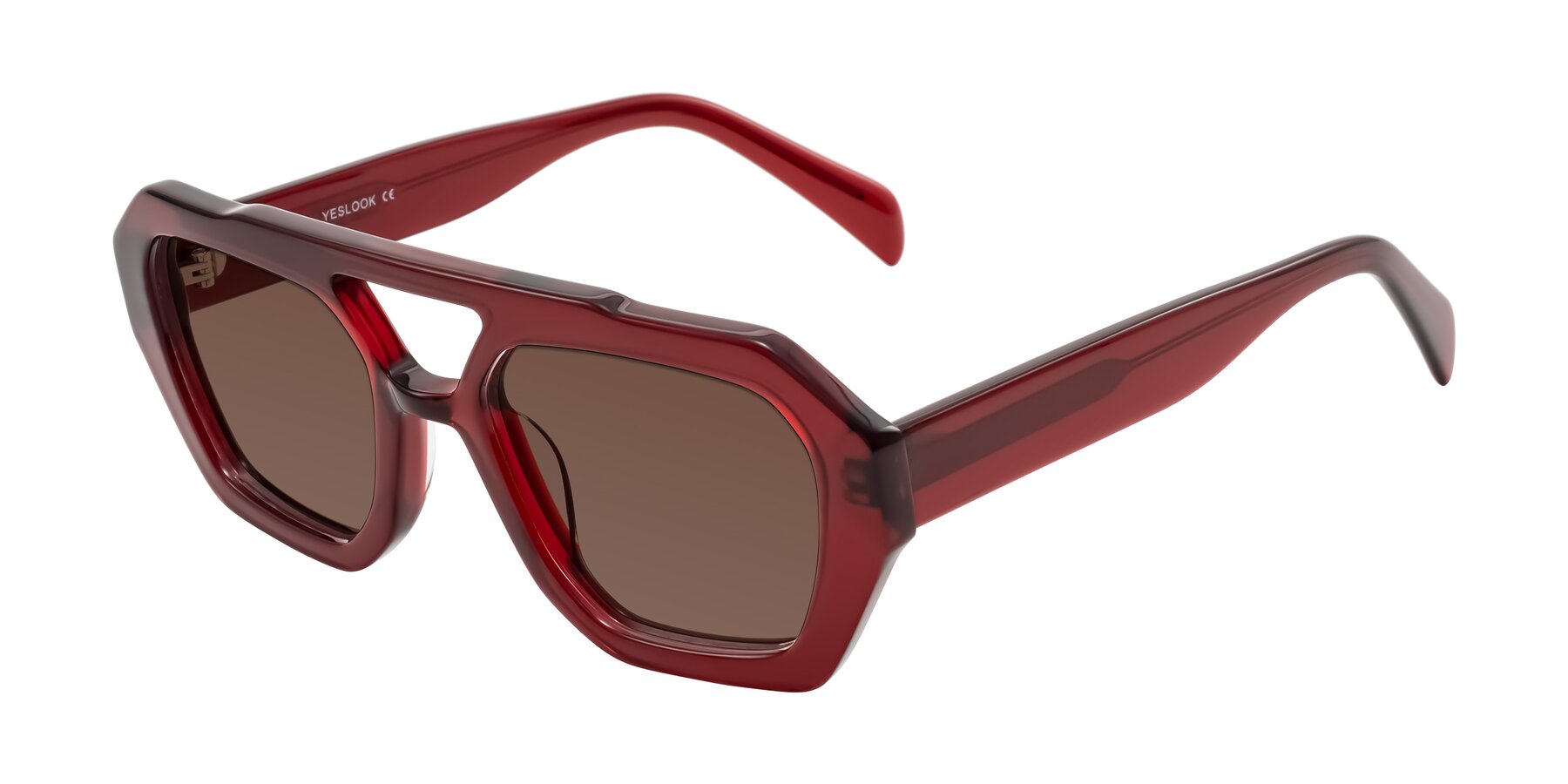 Angle of Silva in Wine with Brown Tinted Lenses