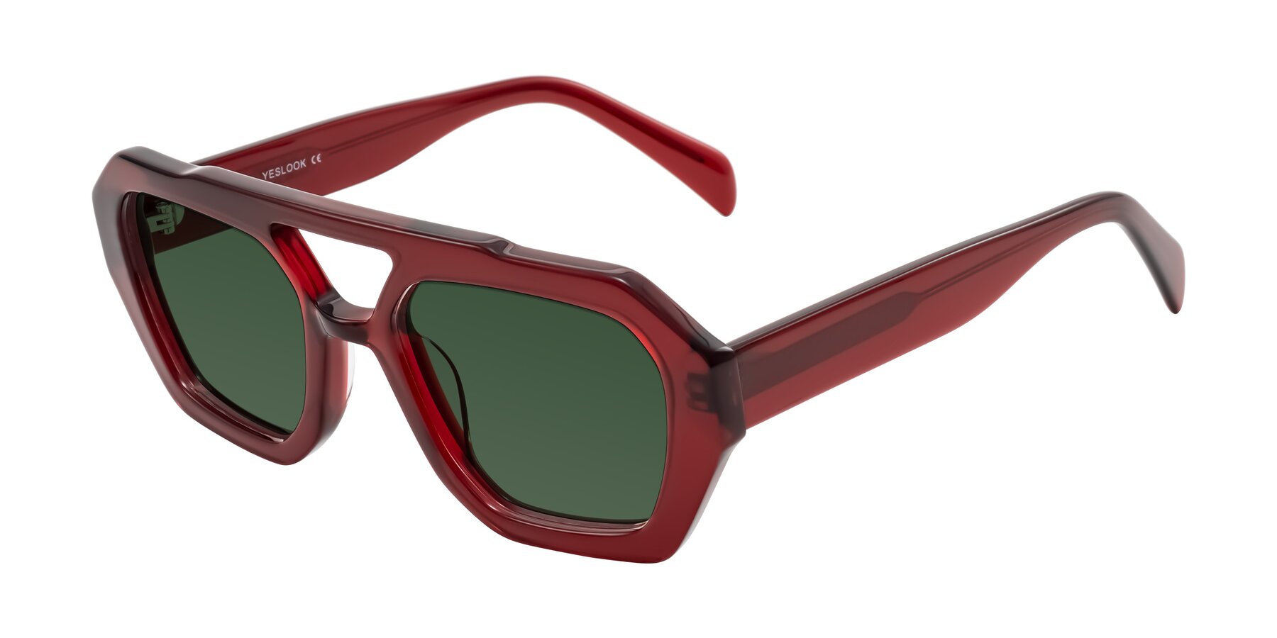 Angle of Silva in Wine with Green Tinted Lenses