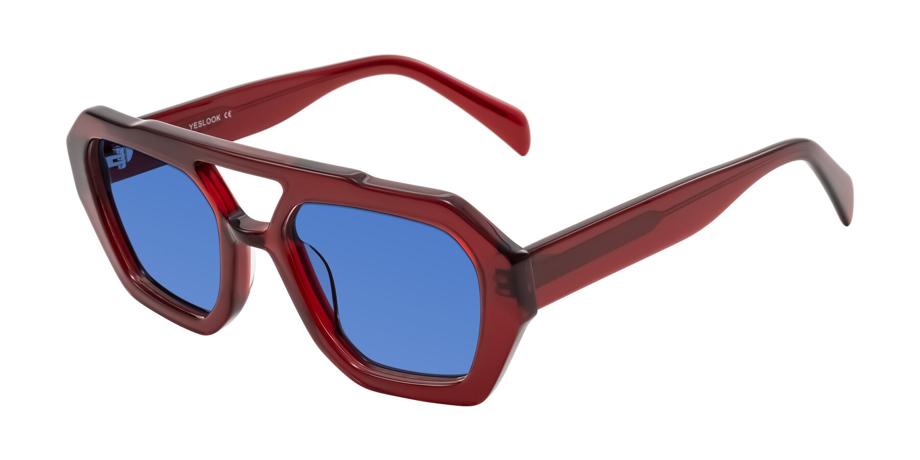 Angle of Silva in Wine with Blue Tinted Lenses
