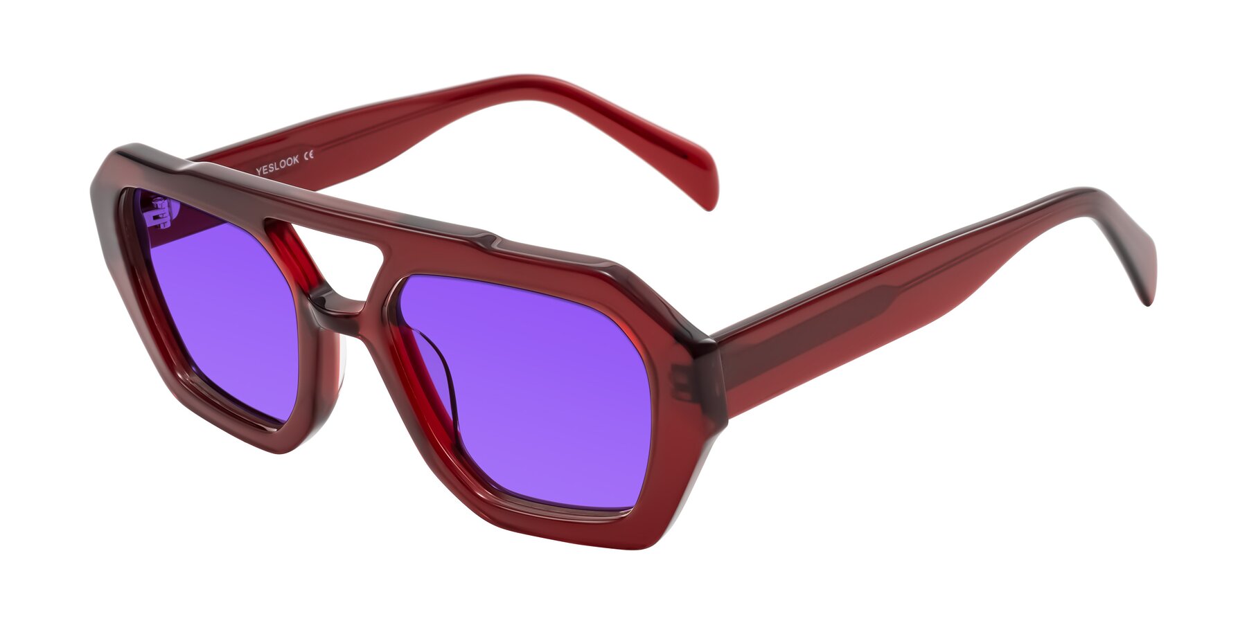 Angle of Silva in Wine with Purple Tinted Lenses