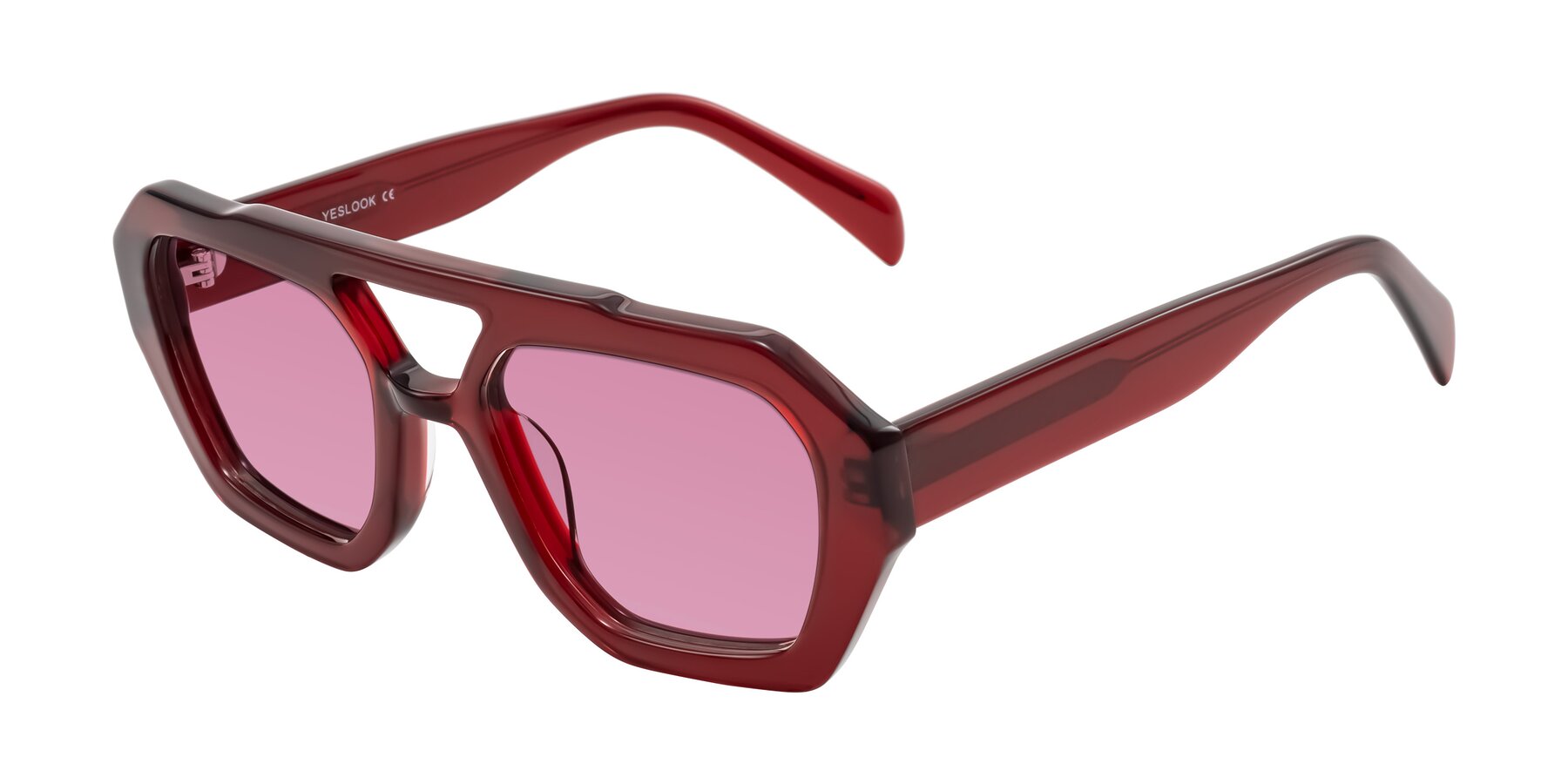 Angle of Silva in Wine with Medium Wine Tinted Lenses