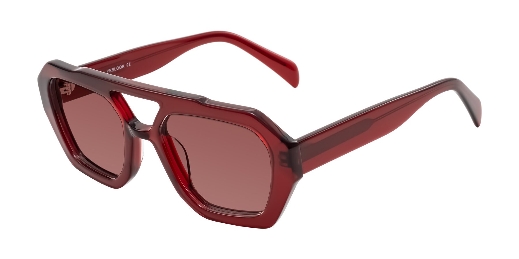 Angle of Silva in Wine with Garnet Tinted Lenses