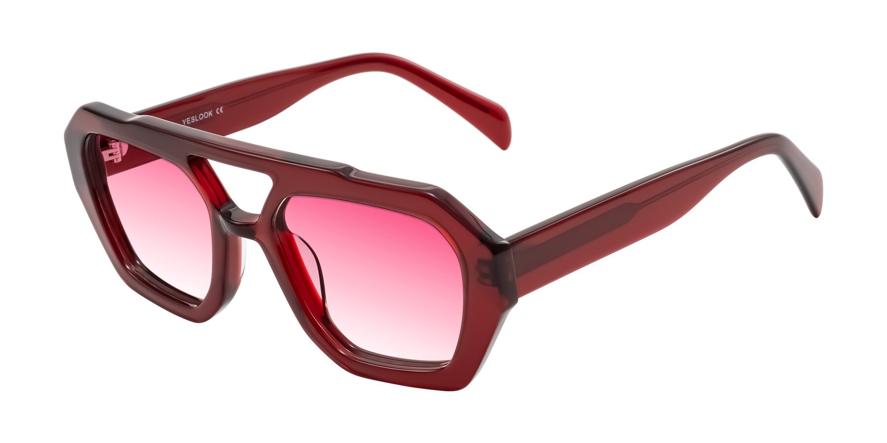 Angle of Silva in Wine with Pink Gradient Lenses