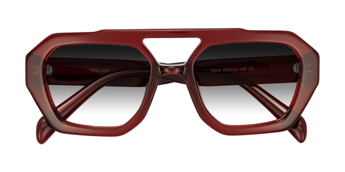 Silva - Wine Gradient Sunglasses