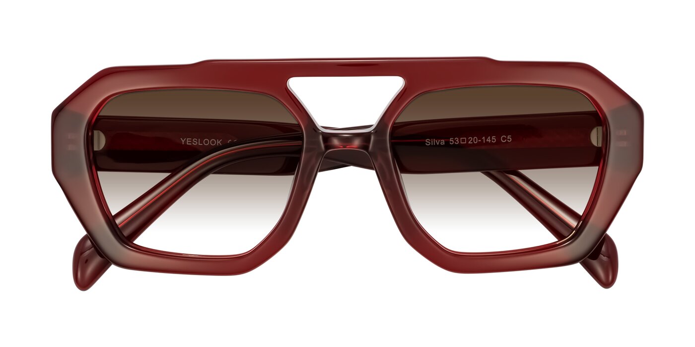 Silva - Wine Gradient Sunglasses