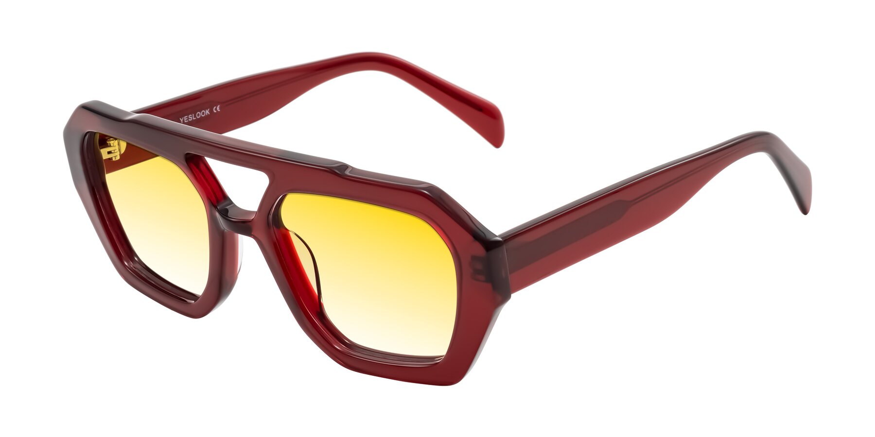 Angle of Silva in Wine with Yellow Gradient Lenses