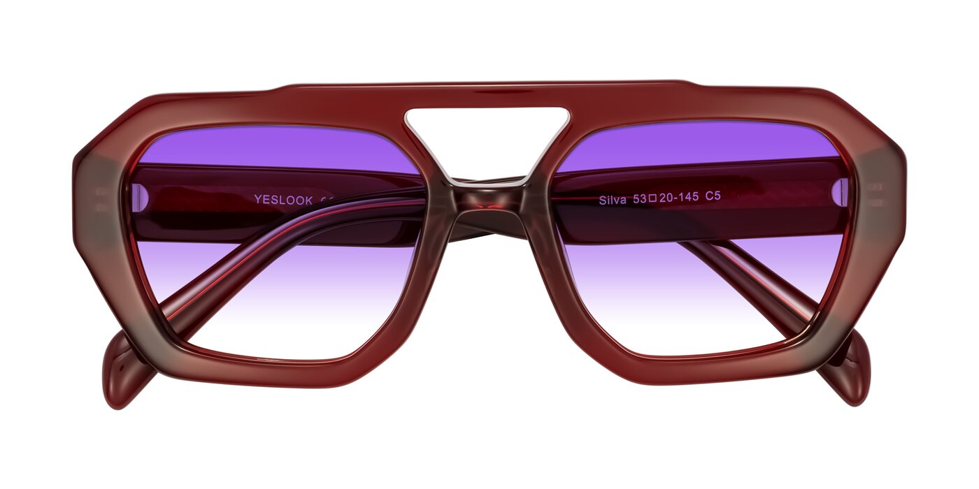 Silva - Wine Gradient Sunglasses