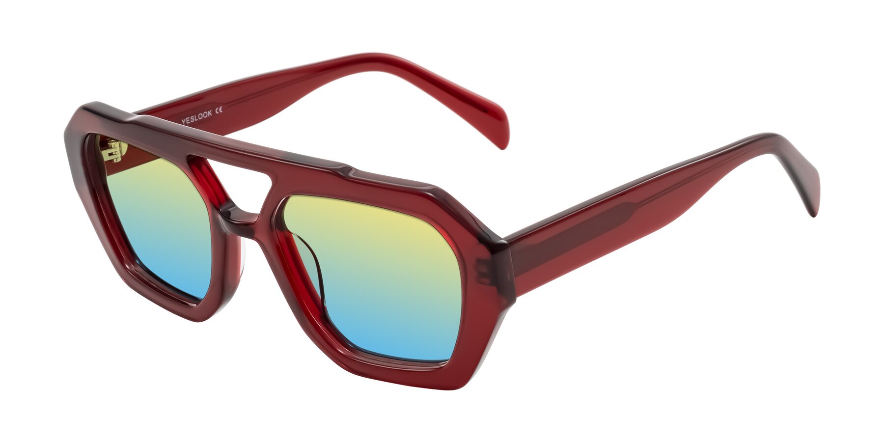 Angle of Silva in Wine with Yellow / Blue Gradient Lenses