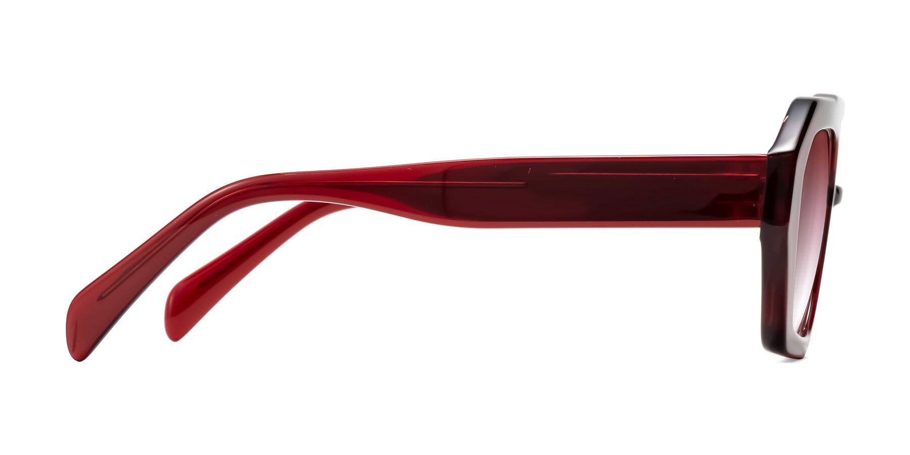 Side of Silva in Wine with Garnet Gradient Lenses