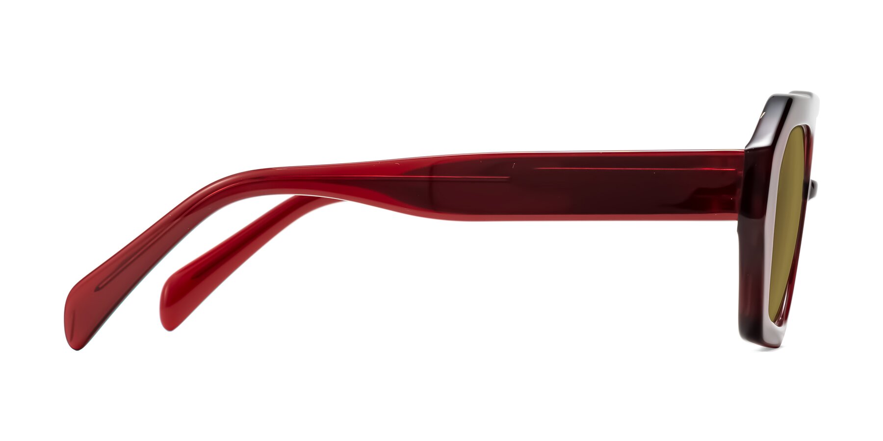 Side of Silva in Wine with Brown Polarized Lenses