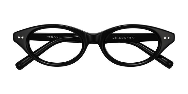 Front of Mitri in Black