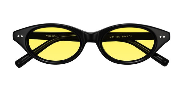 Front of Mitri in Black