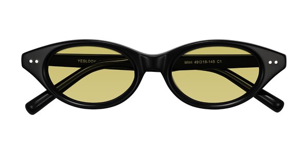 Front of Mitri in Black