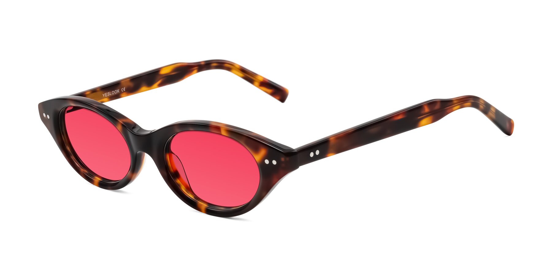 Angle of Mitri in Tortoise with Red Tinted Lenses