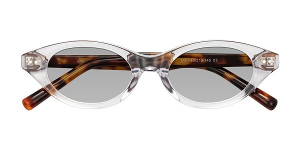 Front of Mitri in Clear/Tortoise