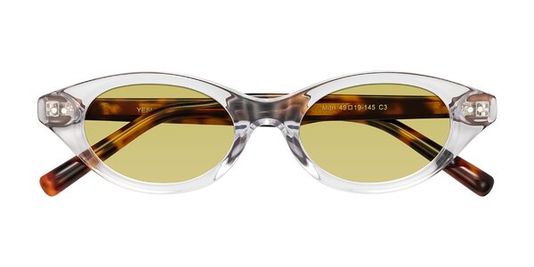 Front of Mitri in Clear/Tortoise
