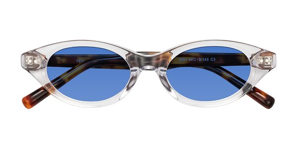 Front of Mitri in Clear/Tortoise